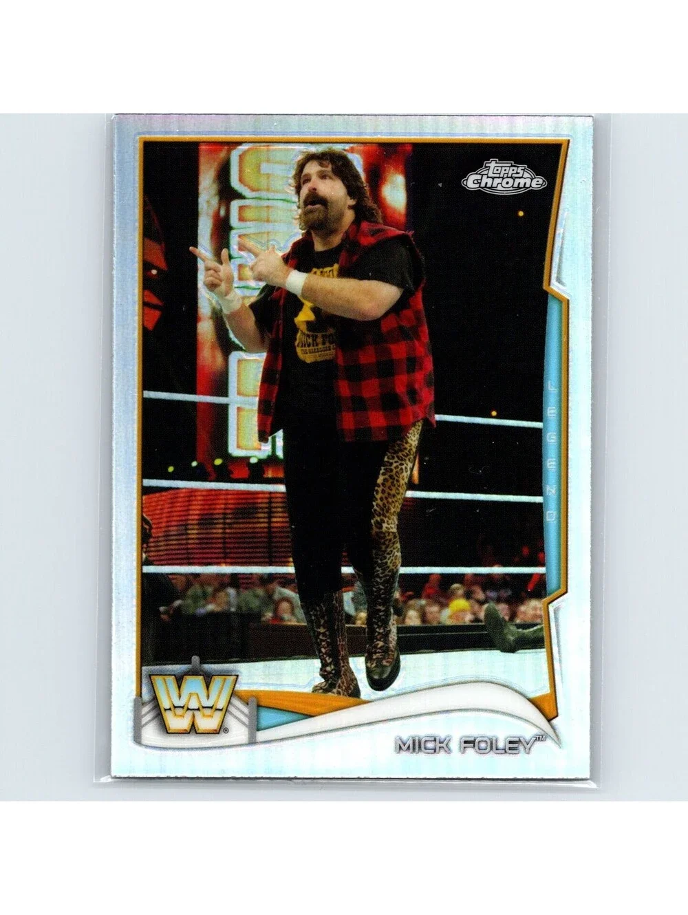 2014 Topps Chrome WWE - Mick Foley #106 - Refractor
